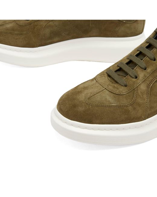 Alexander McQueen Brown Exaggerate Sole Suede Sneaker for men