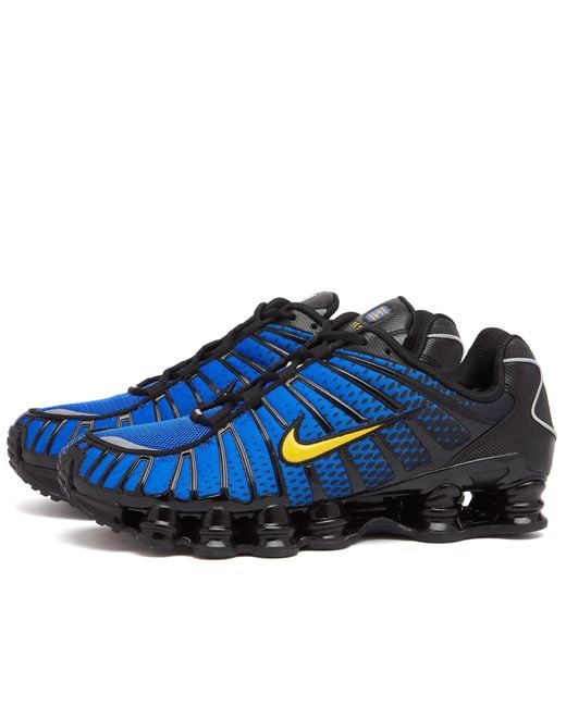 Nike Blue Shox Tl Fb Sneaker for men