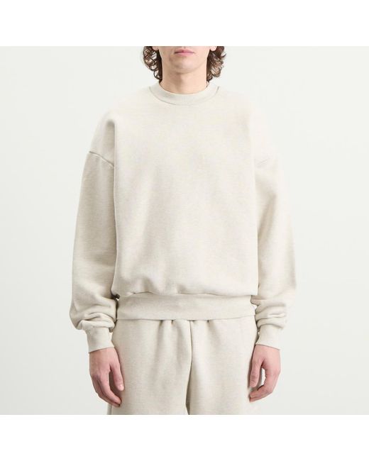 MKI Miyuki-Zoku White Superweight Crewneck Sweatshirt for men