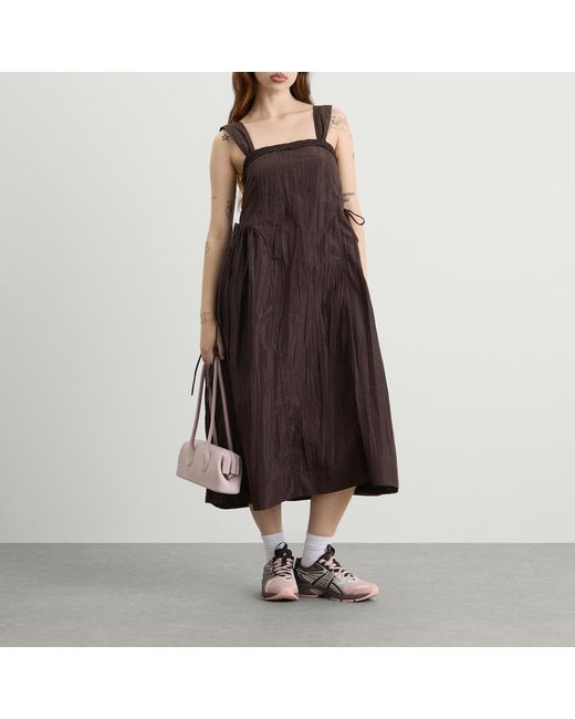 Damson Madder Brown Elina Midi Dress Presented By End
