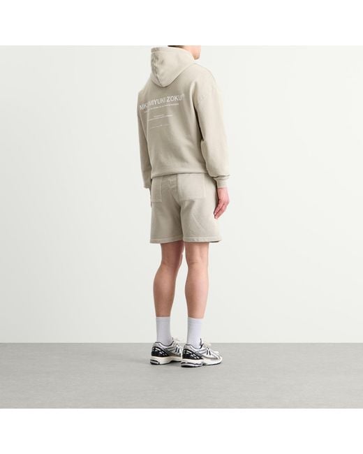 MKI Miyuki-Zoku White Design Studio Hoodie for men