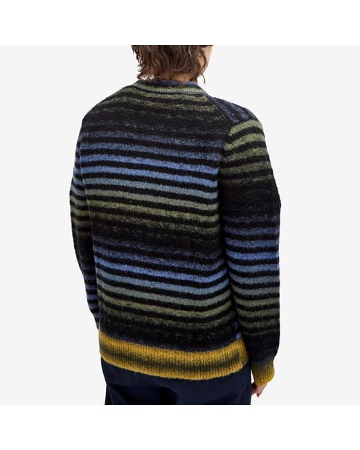 Paul Smith Blue Stripe Cardigan for men