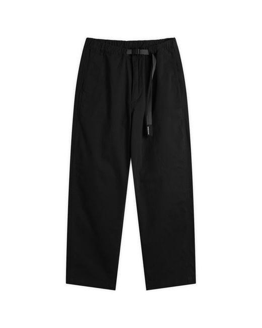 Manastash Black Flex Climber Wide Leg Pants for men