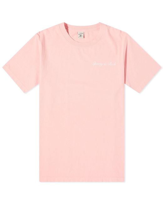 Sporty & Rich Pink Syracuse T-Shirt