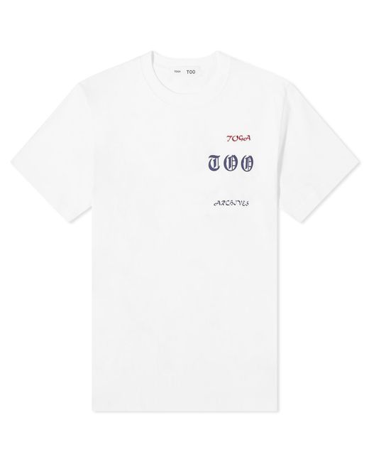 Toga White Print T-Shirt
