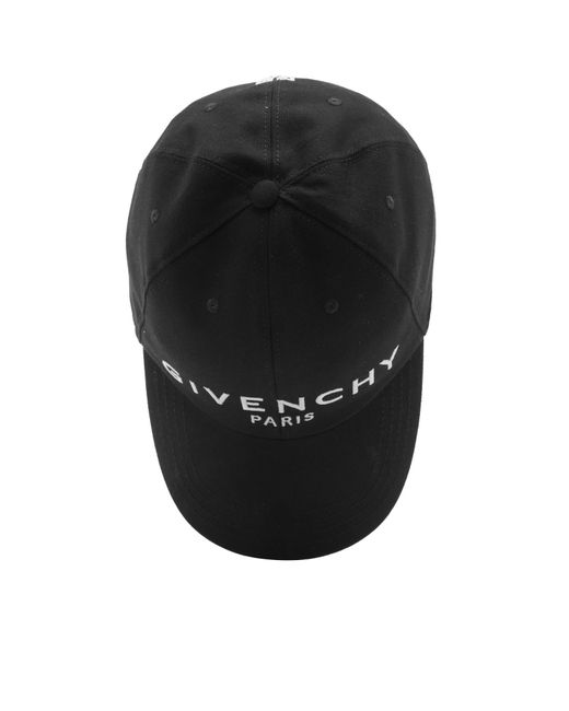 Givenchy Black College Logo Cap for men