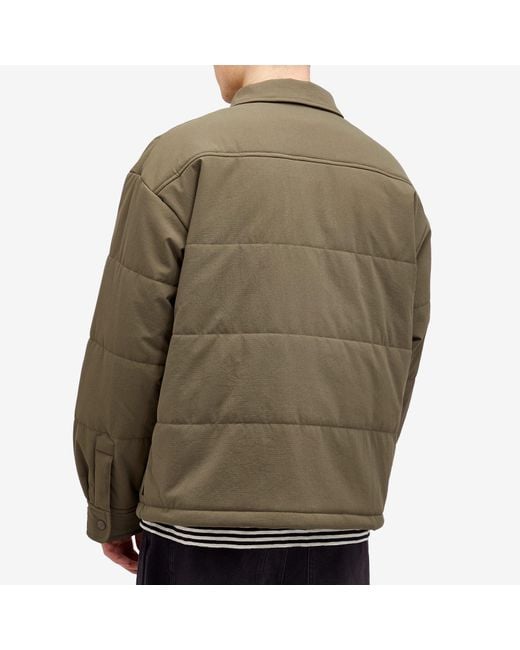 Neighborhood Green Padded Overshirt for men