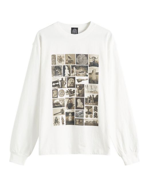 Heresy White Niche Longsleeve T-Shirt for men