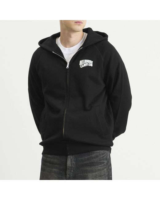 BBCICECREAM Black Arch Logo Zip Through for men