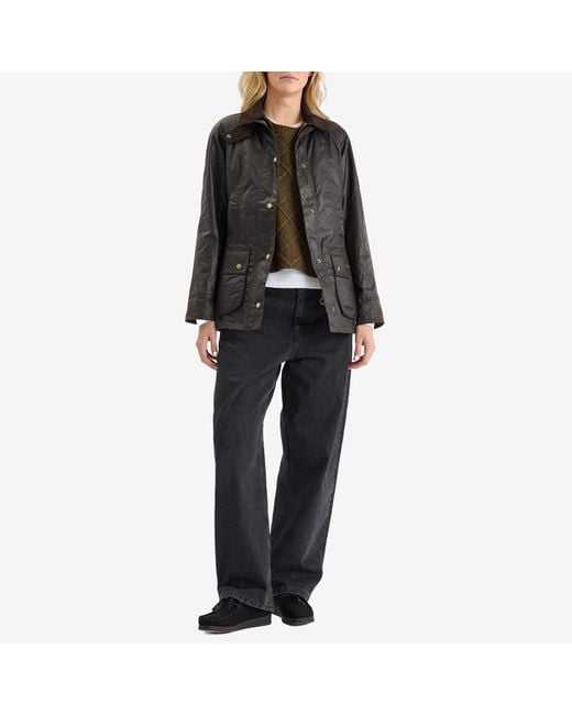 Barbour Black Beadnell Wax Jacket