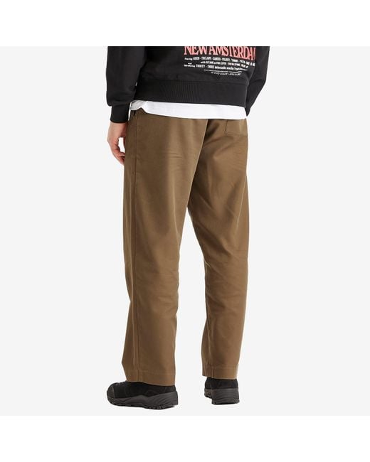 New Amsterdam Surf Association Brown Twill Work Trousers for men