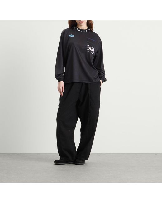 Toga Black Toga X Umbro Game Shirt Long Sleeve