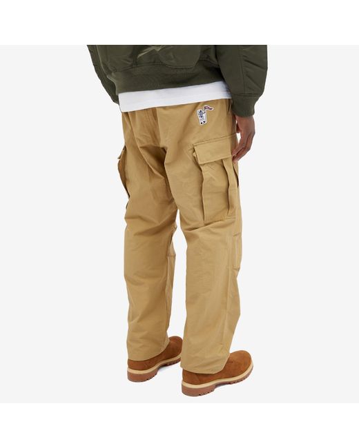 BBCICECREAM Natural Cargo Pants for men