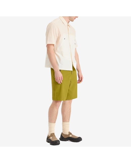 Purple Mountain Observatory Green Forest Shorts for men