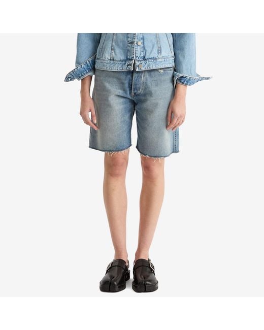 Maison Margiela Blue Denim Shorts