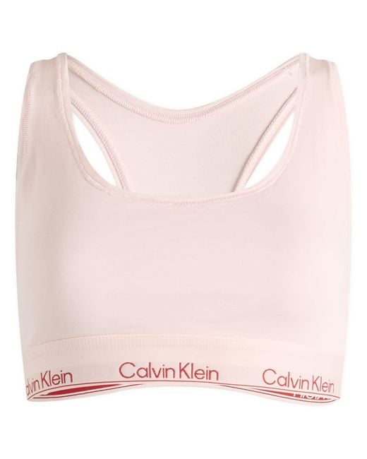 Calvin Klein Pink Icon Unlined Bralette