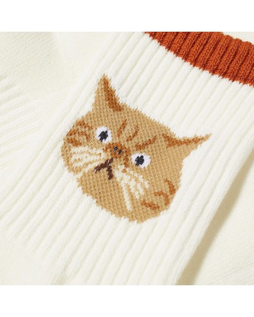 Rostersox White Cat Socks