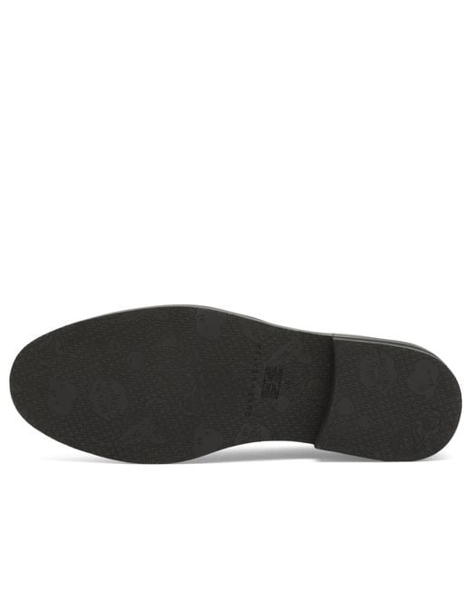 Duke & Dexter Black Wilde Raffia Penny Loafer for men