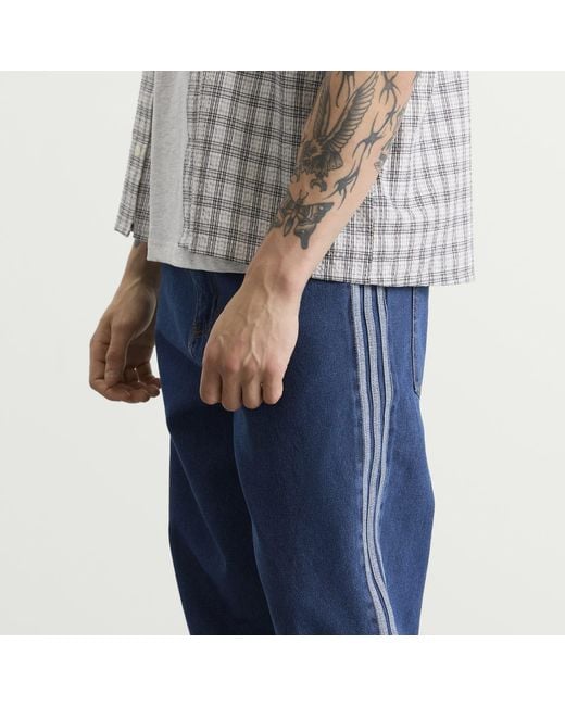 Adidas Blue Denim Jeans for men