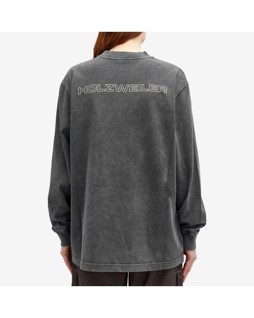 Holzweiler Gray Luring National Long Sleeve T-Shirt