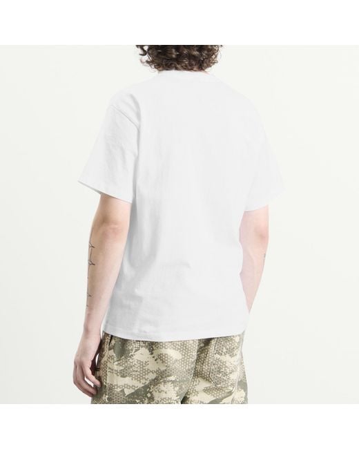 No Problemo White Kailash Ss T-Shirt for men
