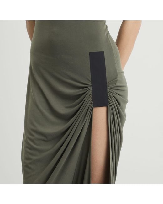 Coperni Green Taped Suspended Dress