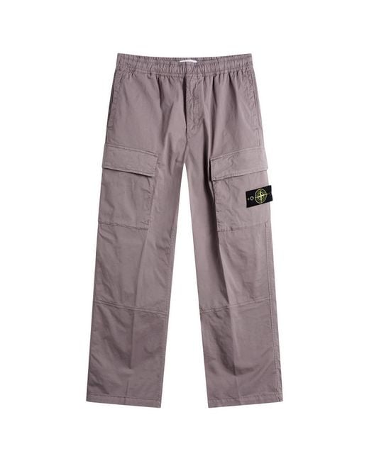 Stone Island Gray Trousers