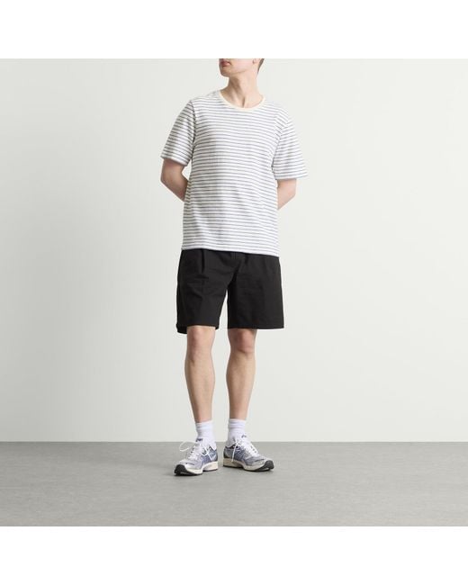Folk Black Relaxed Assembly Shorts for men
