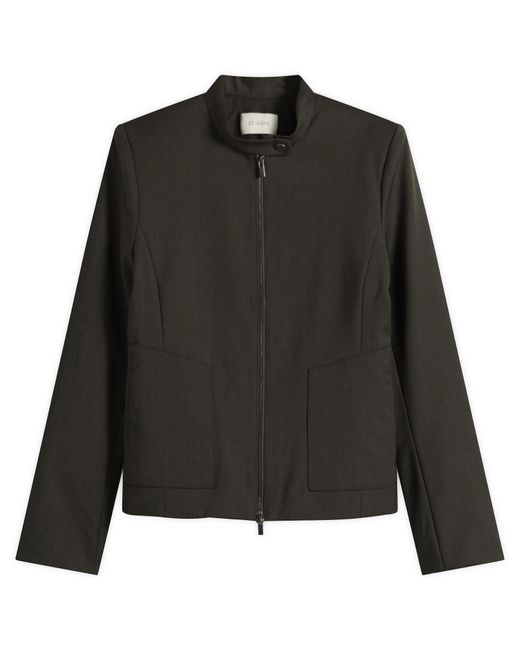 St. Agni Black Moto Jacket