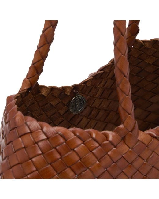 Dragon Diffusion Brown Santa Croce Large Bag