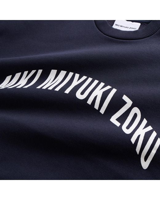 MKI Miyuki-Zoku Blue Arch Sweatshirt Presented By End