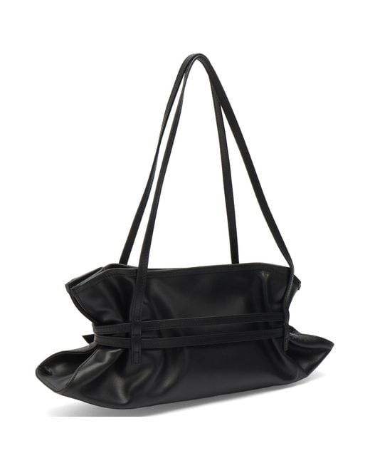 Justine Clenquet Black Sidney Evening Bag