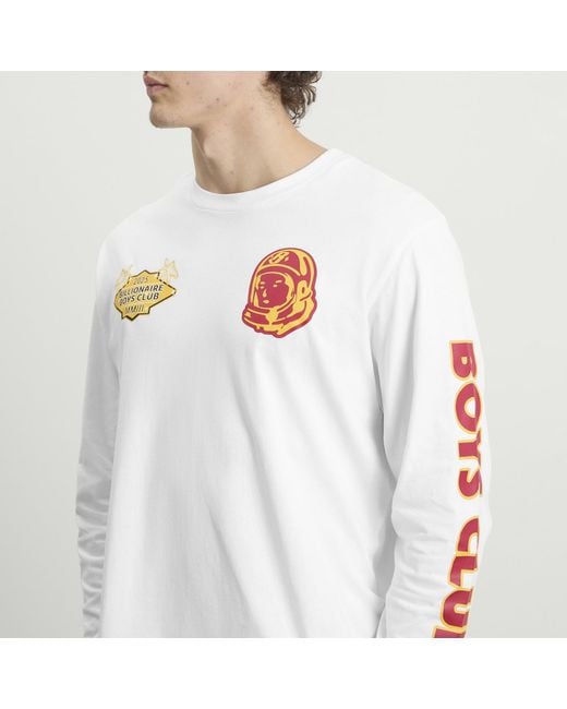 BBCICECREAM White Multi Graphic Longsleeve T-Shirt for men