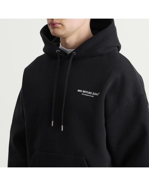 MKI Miyuki-Zoku Black Design Studio Hoodie for men