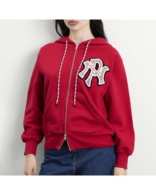 No Problemo Red Nyp Varsity Hoodie