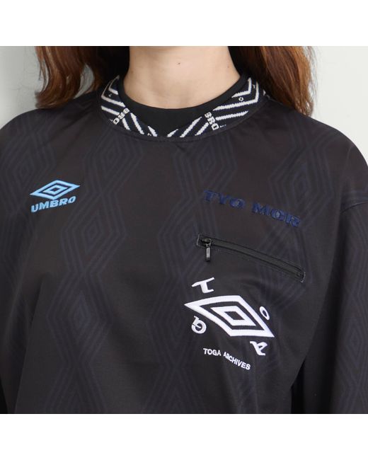 Toga Black Toga X Umbro Game Shirt Long Sleeve