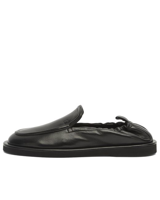 Studio Nicholson Black Elastic Back Loafer
