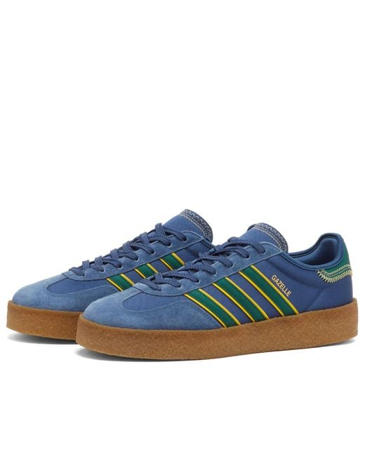 Adidas Blue X Clot Gazelle By Ec