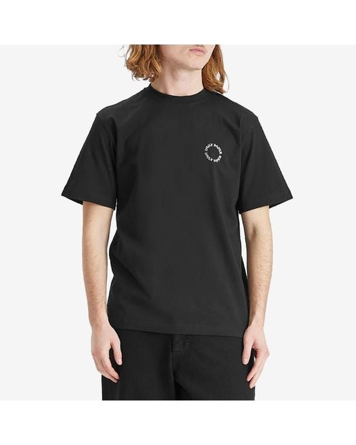 Daily Paper Black Orbit T-Shirt for men