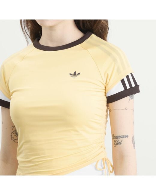 Adidas Yellow Layered Cali T-Shirt