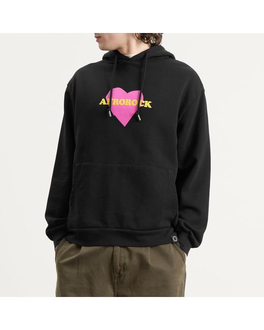TGB Black Afro Rock Love Hoodie for men