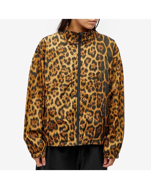 Leopard print track jacket sale