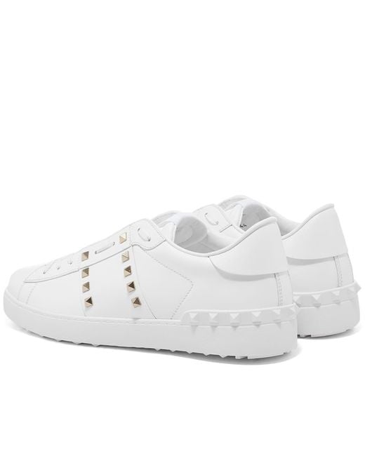 Valentino Leather Rockstud Untitled Sneaker in White for Men - Save 58% ...