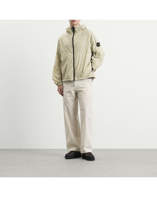 Stone Island Natural Ultralight Nylon Stretch-Tc Hooded Jacket for men