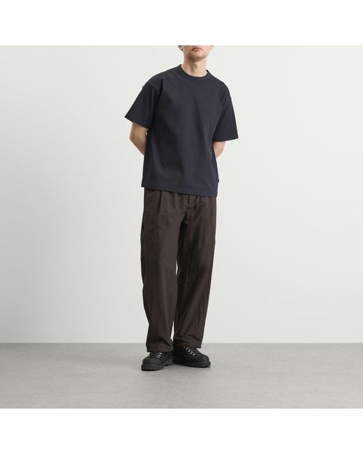 Snow Peak Brown Nylon Double Rip Trousers for men