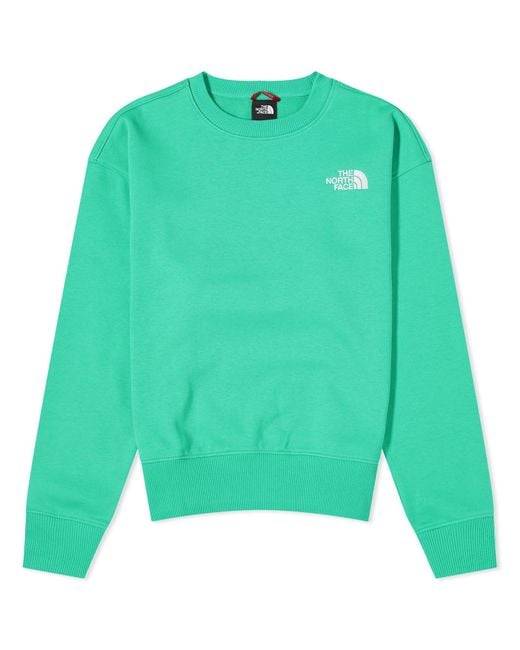 The North Face Green Essential Crew Sweat