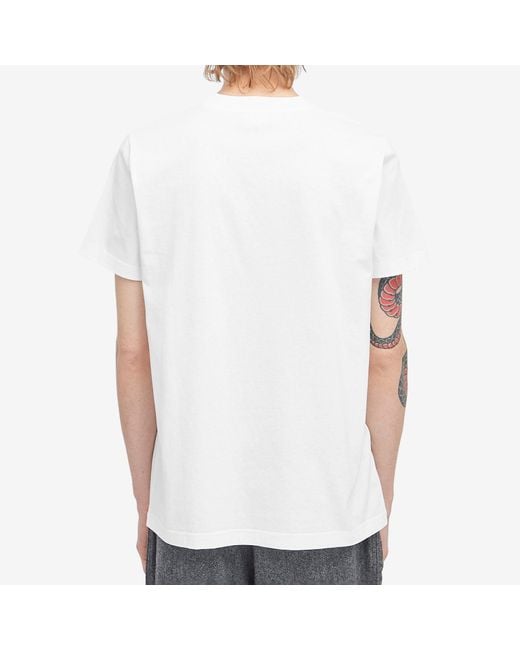 A.P.C. Blue Magasin Store Graphic T-Shirt for men