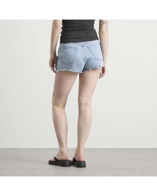 Agolde Blue Parker Short
