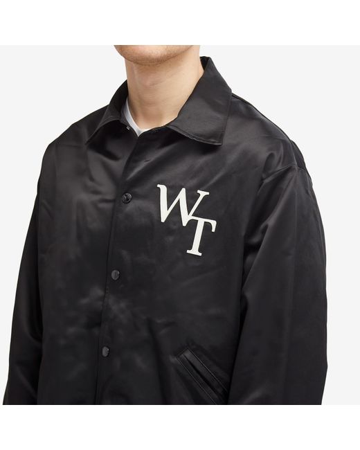 (w)taps Black 04 Coach Jacket for men