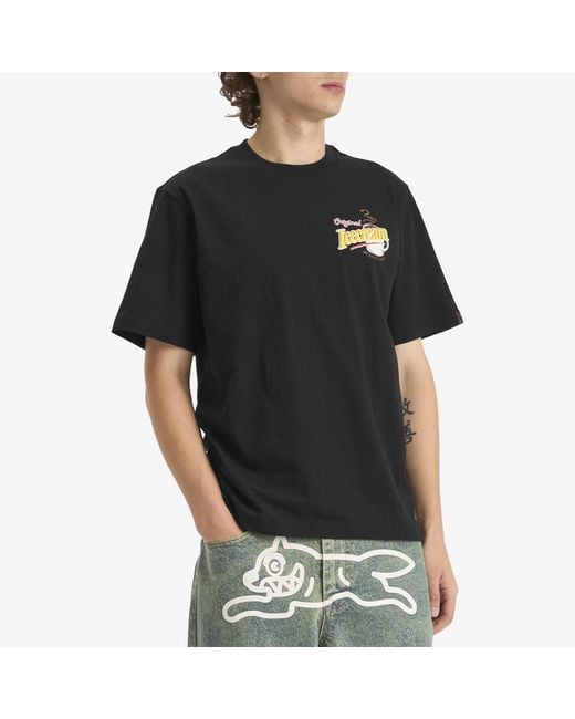 ICECREAM Black Diner Coffee T-Shirt for men
